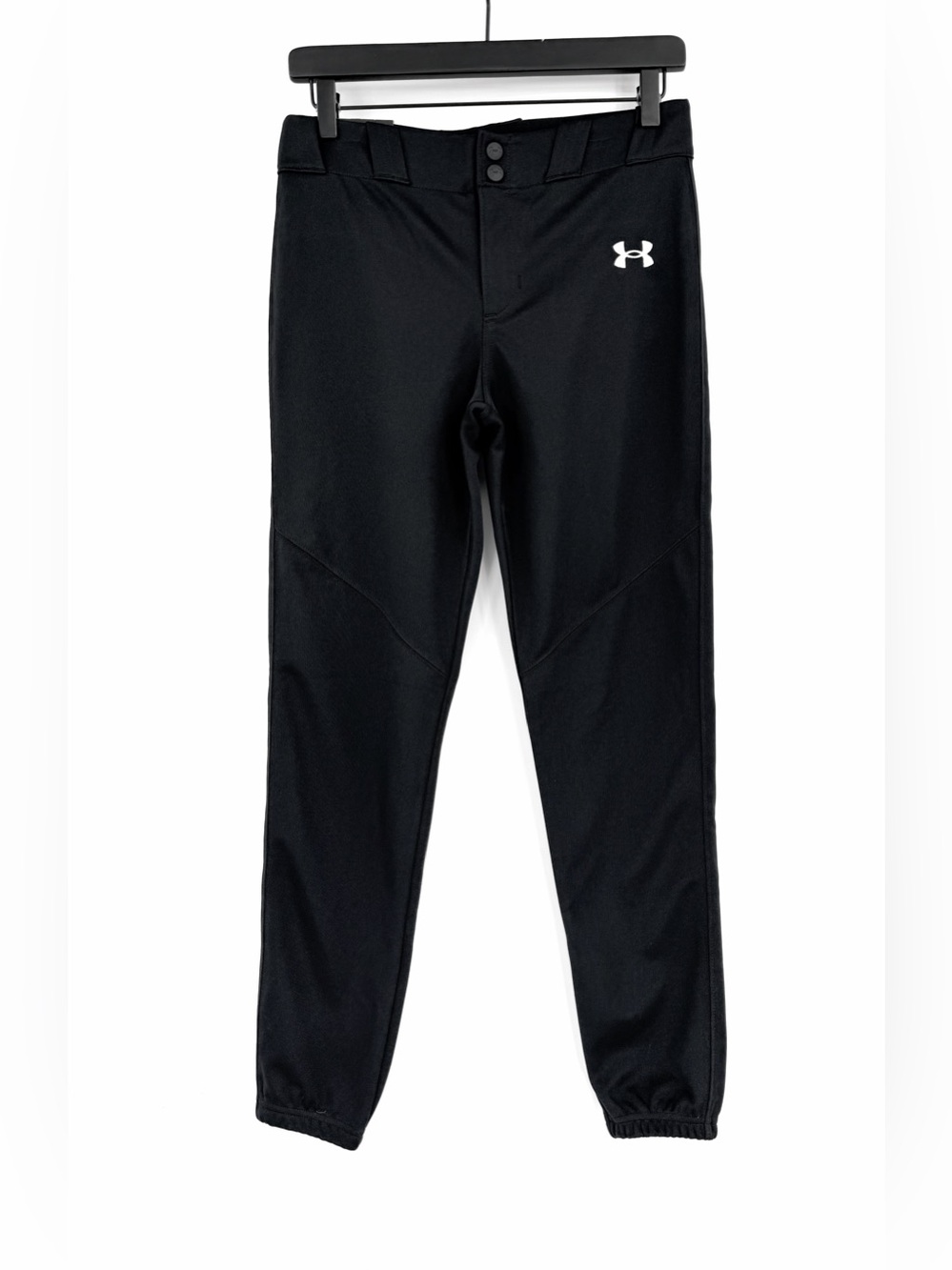 NWT UNDER ARMOUR Tapered Leg Baseball Pant Black Youth L